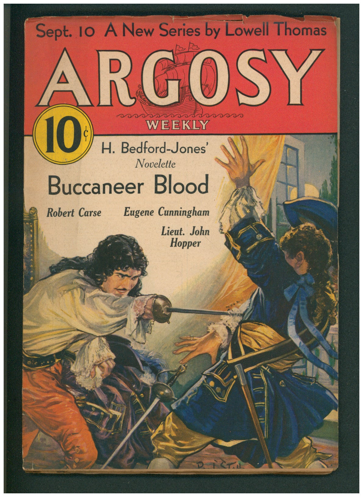 Buccaneer Blood Complete Novelette in Argosy September 10, 1932 by Henry  Bedford-Jones on Parigi Books