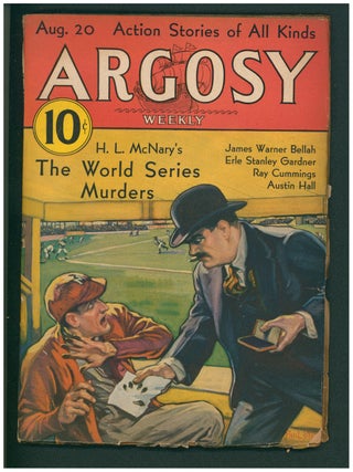 The Law of Drifting Sand (Complete Novelette) in Argosy August 20, 1932. Erle Stanley Gardner.