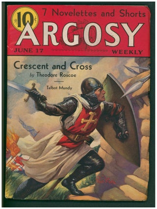 Item #38320 Carved in Sand (Complete Novelette) in Argosy June 17, 1933. Erle Stanley Gardner