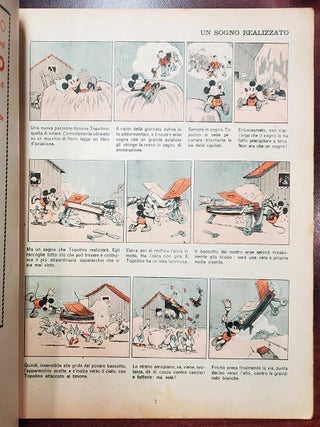 Gli albi d'oro n. 5: Topolino nell'isola misteriosa. (Platinum Age Mickey Mouse Comic Italian Edition.)