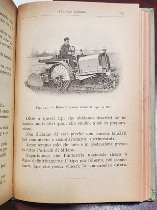 Motoaratura e motocoltura, con un questionario sull'importanza e sull'avvenire della motoaratura. Appendice sull'elettricita' in agricoltura del Prof. E. Guarini.
