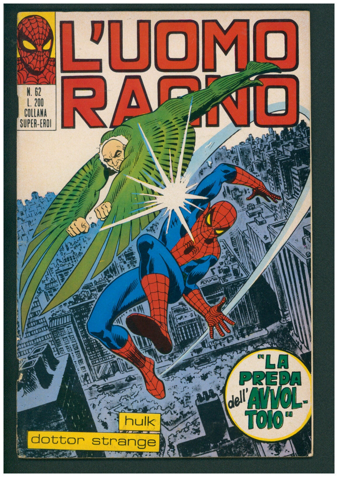 L'Uomo Ragno #62. The Amazing Spider-Man #62 Italian Edition | Stan Lee ...