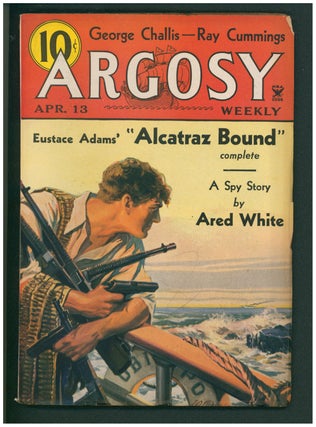 Item #38587 The Polar Lights Complete Novelette in Argosy April 13, 1935. Ray Cummings