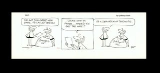 Item #38644 B. C. Daily Comic Strip Original Art Dated 5-17-77. Johnny Hart