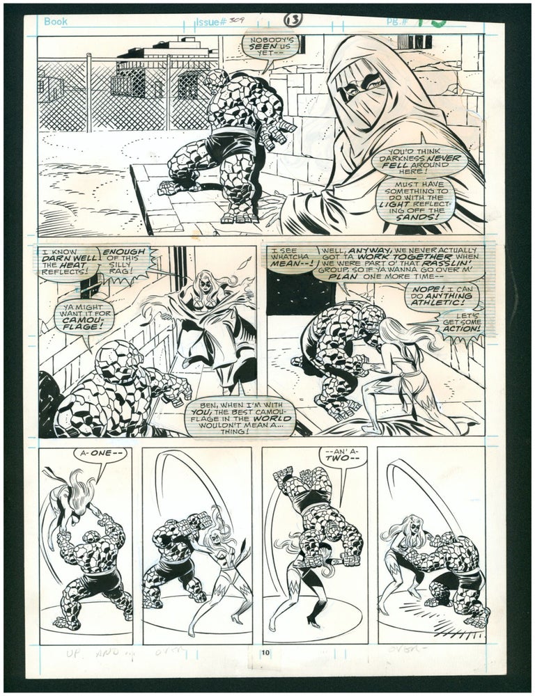 Item #38654 Fantastic Four #309 page 10 Original Comic Art by John Buscema. John Buscema, Joe Sinnott.