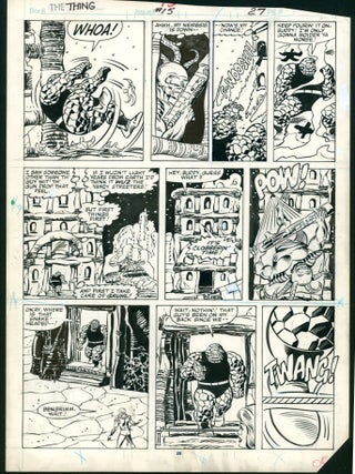 The Thing #15 Page 20 Original Comic Art by Ron Wilson. Ron Wilson, Joe Sinnott.