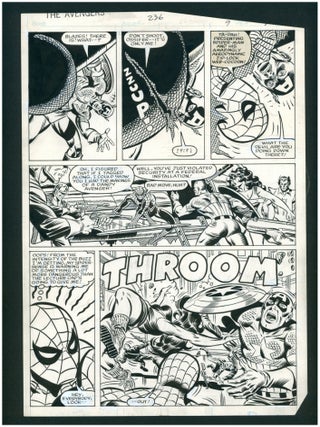 Item #38677 The Avengers #236 Page 8 Original Comic Art by Al Milgrom. Al Milgrom, Joe Sinnott