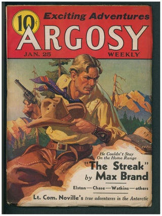 Item #38709 The Crime on St. Catherine Street in Argosy January 26, 1936. Cornell Woolrich
