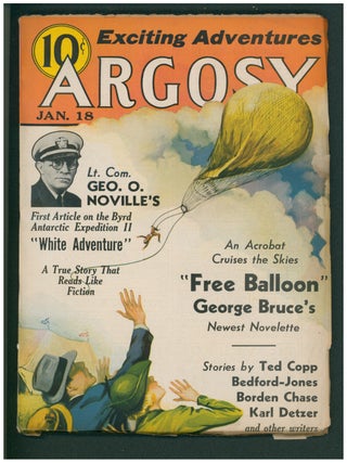 Item #38802 White Adventure (An Article on the Byrd Antarctic Expedition II) in Argosy January...