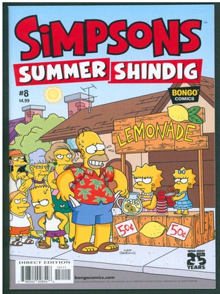 Item #38854 The Simpsons Summer Shindig #8. Mike W. Barr, Rex Lindsey