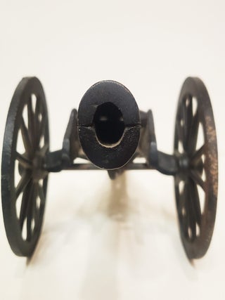 Vintage Cast Iron Toy Cannon.