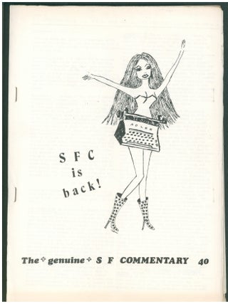 SF (Science Fiction) Commentary Eleven Issue Run.