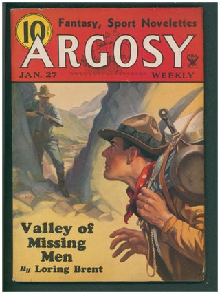 Item #38911 Brigands of the Unseen Complete Novelette in Argosy January 27, 1934. Ray Cummings