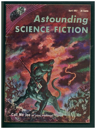 Item #39349 Call Me Joe in Astounding Science Fiction April 1957. Poul Anderson