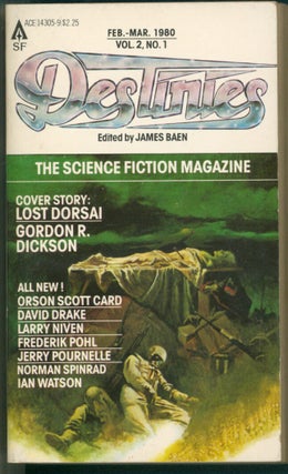 Item #39354 Destinies: The Paperback Magazine of Science Fiction and Speculative Fact...