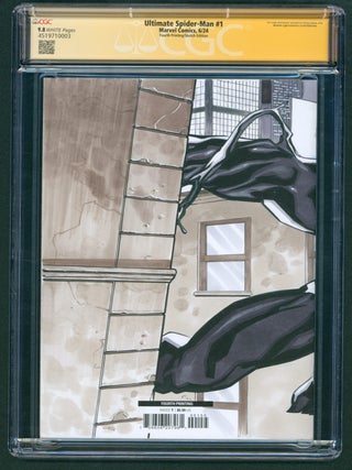 Ultimate Spider-Man #1 Blank Sketch Variant CGC Signature Series 9.8 Signed and with Sketch by David Messina.