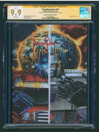 Item #39392 Transformers #1 Big Time Collectibles Exclusive Foil Edition Virgin Cover CGC...
