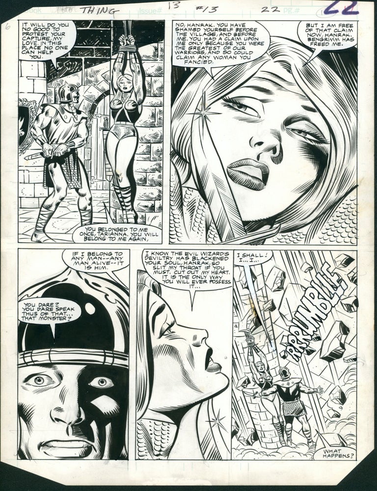 Item #39434 The Thing #13 Page 22 Original Comic Art by Ron Wilson. Ron Wilson, Joe Sinnott.