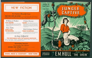 Item #39436 Jungle Captive. (Dustjacket Only). E. M. Hull