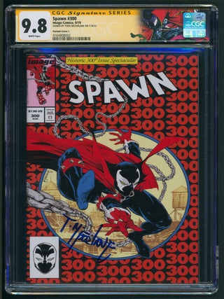Item #39508 Spawn #300 CGC Signature Series 9.8 Signed by Todd McFarlane Amazing Spider-Man #300...