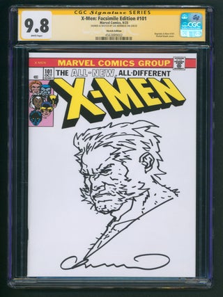 Item #39645 The Uncanny X-Men #101 Facsimile Edition Blank Variant CGC Signature Series 9.8...