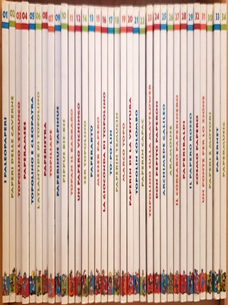 Item #39864 La storia universale Disney. Complete Thirty-Four Volume Set. Guido Martina, Romano...