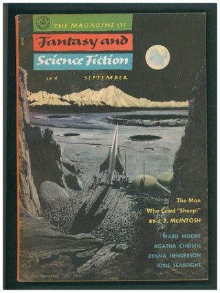 Item #40082 The Fourth Man in The Magazine of Fantasy and Science Fiction September 1955. Agatha...