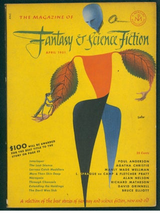 Item #40176 The Last Séance in The Magazine of Fantasy and Science Fiction April 1951. Agatha...