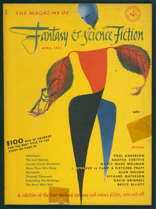 Item #40177 The Last Séance in The Magazine of Fantasy and Science Fiction April 1951. Agatha...