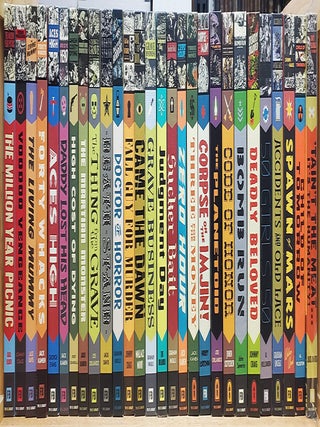 The EC Artists' Library Twenty-Eight Volume Set. ('Taint The Meat...It's The Humanity!; Spawn of Mars; Accidents and Old Lace; Child of Tomorrow; 50 Girls 50; Deadly Beloved; Bomb Run; Code of Honor, etc.)