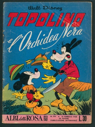Item #40256 Albi della rosa #171. Topolino e l'orchidea nera. (Italian Silver Age Disney Comic.)....
