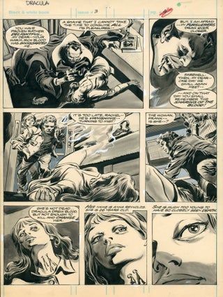 Item #40281 The Tomb of Dracula #3 Page 8 Original Comic Art by Gene Colan. Gene Colan, Tom Palmer
