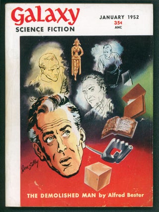 Item #40418 The Demolished Man in Galaxy Science Fiction January, February and March 1952. Alfred...