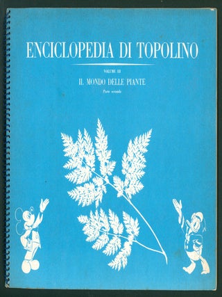 Dieci volumi dell'Enciclopedia di Topolino. (I mammiferi, Il corpo umano, Il mondo delle piante, Gli uccelli, I costumi, I pesci, Storia delle navi.) (Mickey Mouse Encyclopedia Sticker Album Ten Volume Set - Italian Edition).