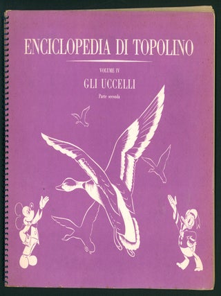 Dieci volumi dell'Enciclopedia di Topolino. (I mammiferi, Il corpo umano, Il mondo delle piante, Gli uccelli, I costumi, I pesci, Storia delle navi.) (Mickey Mouse Encyclopedia Sticker Album Ten Volume Set - Italian Edition).