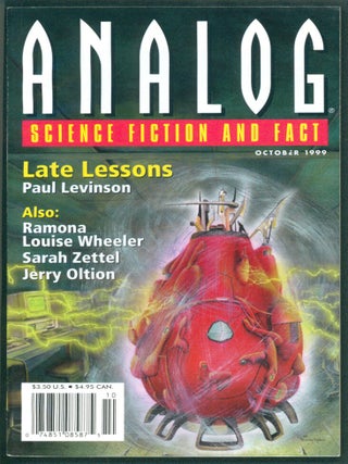 Item #40589 The Menace from Earth in Analog Science Fiction and Fact October 1999. Jerry Oltion