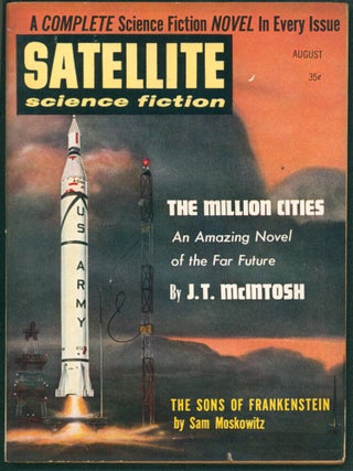 Item #40626 The Million Cities in Satellite Science Fiction August 1958. J. T. McIntosh