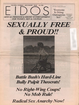 Set of EIDOS (Everyone Is Doing Outrageous Sex) Magazines + Typewritten Letter Signed. Brenda Loew Tatelbaum, ed.
