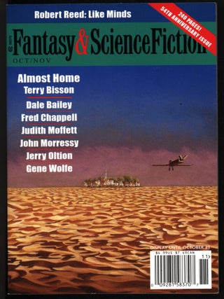 Item #40723 The Navatar in The Magazine of Fantasy and Science Fiction October/November 2003....