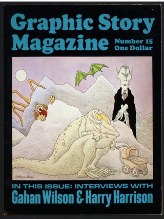 Item #40755 Interview in Graphic Story Magazine #15. Harry Harrison
