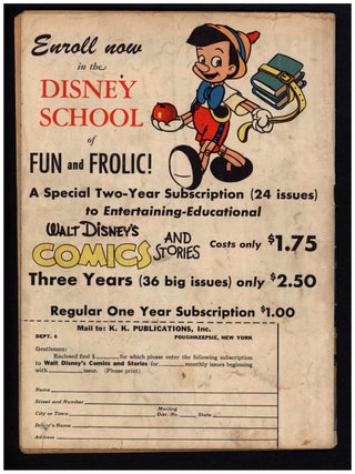 Walt Disney's Comics and Stories #44.