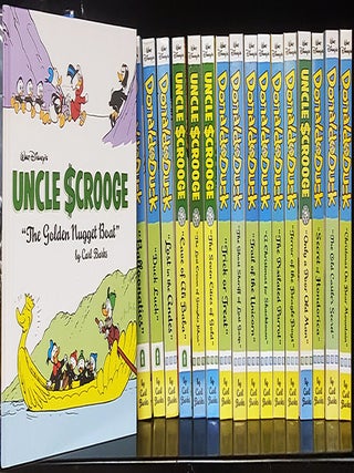 Set of Seventeen Volumes of The Complete Carl Barks Library. Carl Barks.