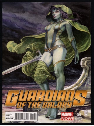 Item #41366 Guardians of the Galaxy #1 Milo Manara Variant Cover. Brian Michael Bendis, Steve...