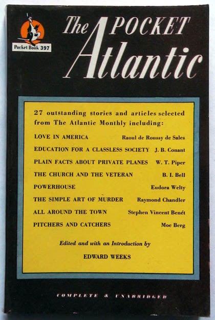Item #5922 The Pocket Atlantic. Edward Weeks, ed.
