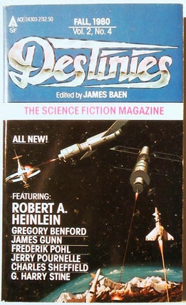 Item #6831 Destinies: The Paperback Magazine of Science Fiction and Speculative Fact - Fall 1980....