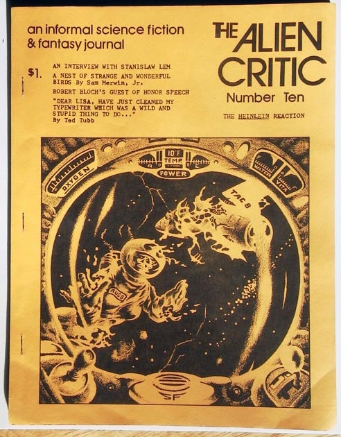 Item #6959 The Alien Critic August 1974 An Informal Science Fiction & Fantasy Journal. Richard E. Geis, ed.