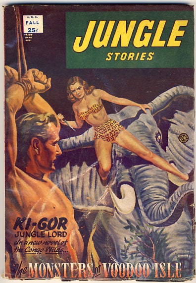 Item #7583 Jungle Stories Fall 1952. Jack O'Sullivan, ed.