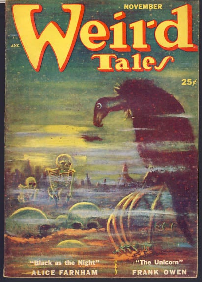 Item #7965 Weird Tales November 1952. D. McIlwraith, ed.