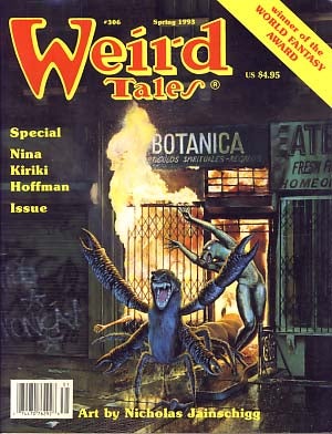 Item #8599 Weird Tales #306 Spring 1993. Darrell Schweitzer, ed