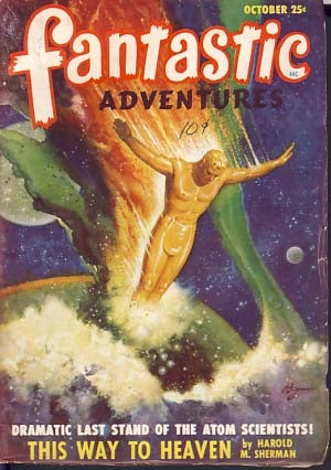 Item #8645 Fantastic Adventures October 1948. Raymond Palmer, ed.